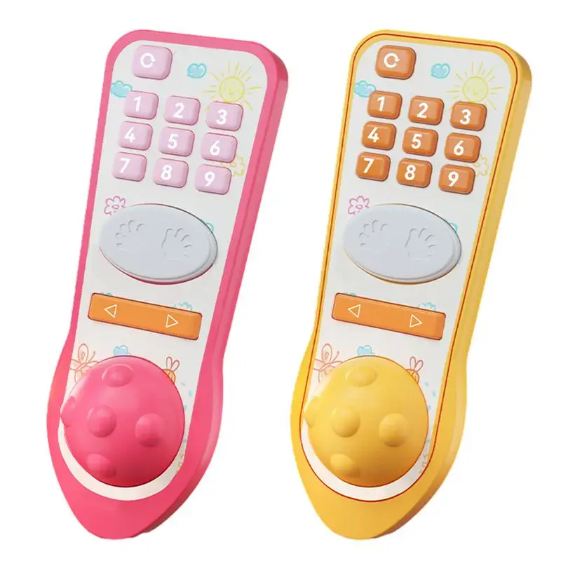 Baby Toys Simulation Baby Cell Phone Remote Control With Light Music Kids Early Educational Pretend TV Remote Press buttons Toys