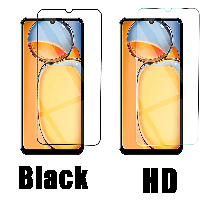 4pcs Tempered Glass for Xiaomi Redmi 13c 12c 10c 9c NFC 12 5G 4G 10A 9A 13 12 10 9 8 A C Screen Protectors Protective Glass Film