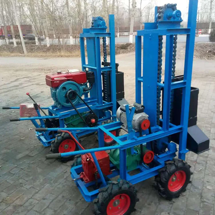 2026 Four-wheel Ramming Machine, Ramming Machine for Trench Backfilling, Diesel Ramming Machine for Building Foundation