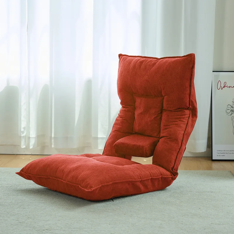 

Складное кресло, эркер и кресло для отдыха на балконе для спальни, подушка, регулируемая спинка, напольное кресло, кресло для чтения