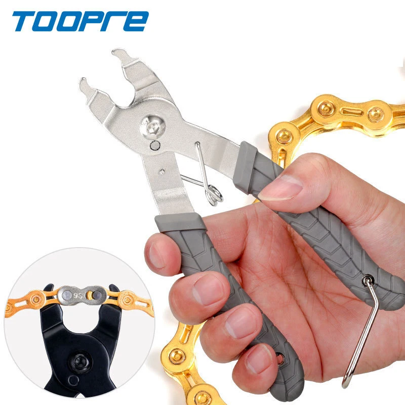 Toopre Bicycle Chain Checker Buckle Pliers MTB Bike Chain Quick Release Magic Link Bike Gauge Calipers Cycling Chain Hook Tools