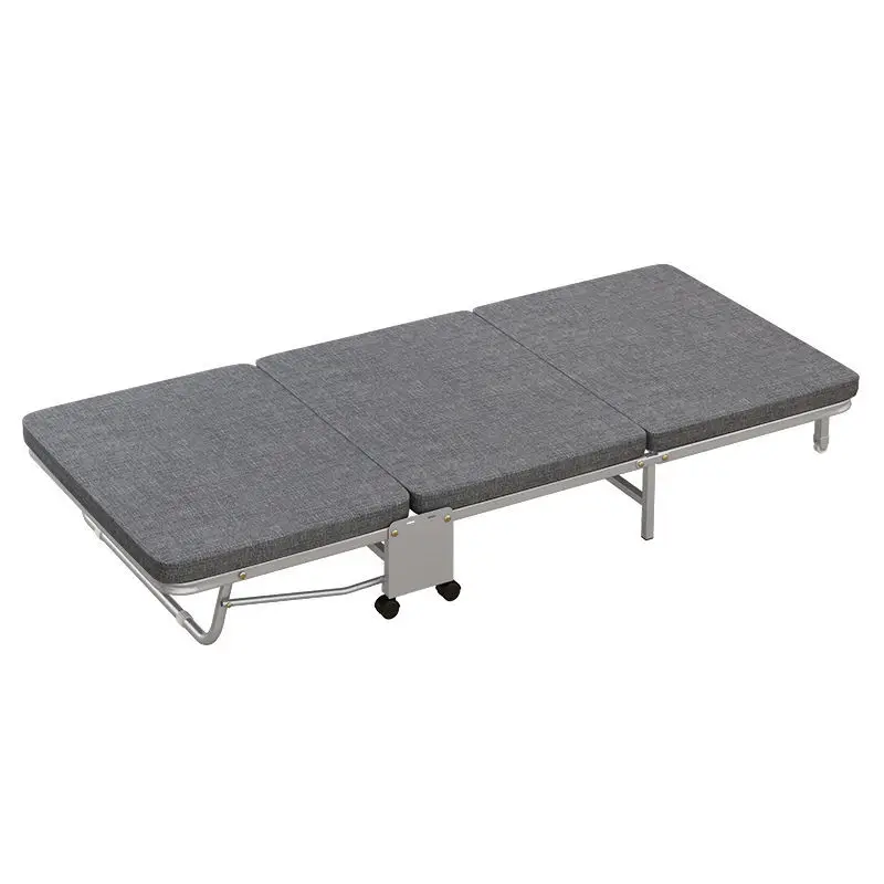 Folding bed, office, single simple lunch break, home hard board, portable leisure escort camp bed