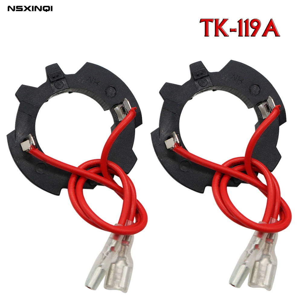 

2PCS H7 LED Car Headlight Bulb Base Holder Adapter Socket for Volkswagen TK-119A