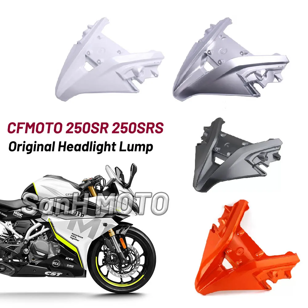 For CFMOTO 250SR CF 250 SR Headlamp Headlight Cover Top Headlight Guard MY22 Headlamp Top Guard Front Guard Head Cover Shell