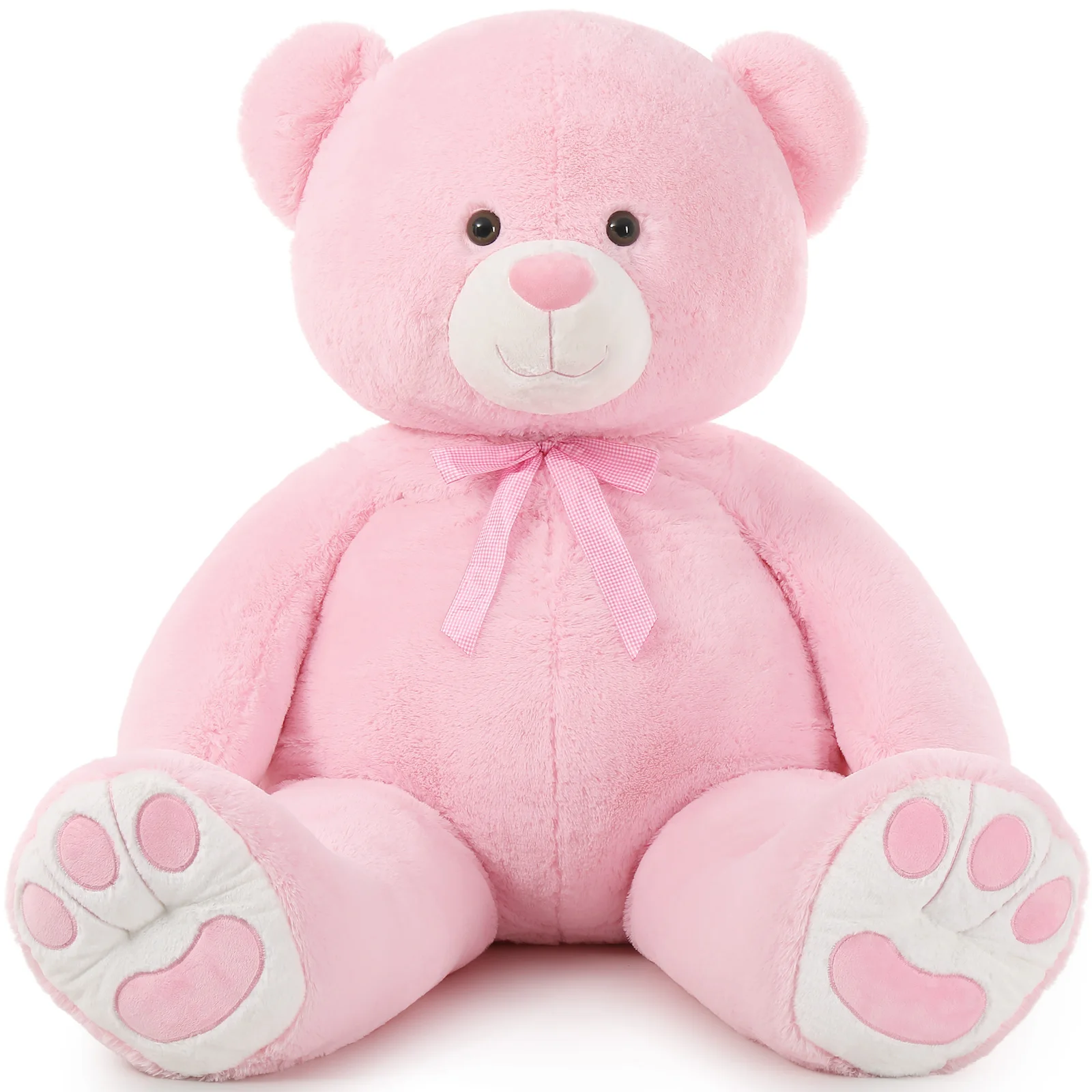 

MaoGoLan 55 Inch Giant Teddy Bear Stuffed Animal, Big Stuffed Bear for Baby Shower Life Size Large Teddy Bear for Girlfriend Boy