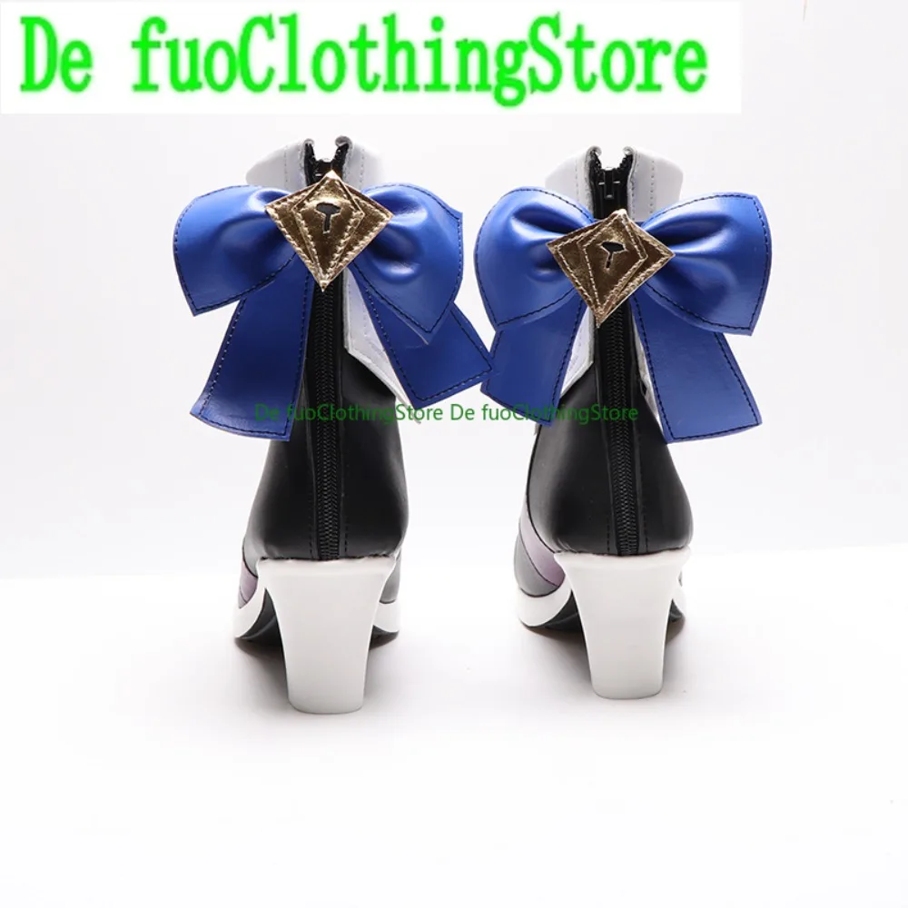 รองเท้าคอสเพลย์เฮอร์ต้าจากอนิเมะเกม Honkai Star Rail ของ DefuoClothing รองเท้าบูทตัวละครอนิเมะ เกมอนิเมะ ชุดฮาโลวีน อุปกรณ์ประกอบฉากงานปาร์ตี้
