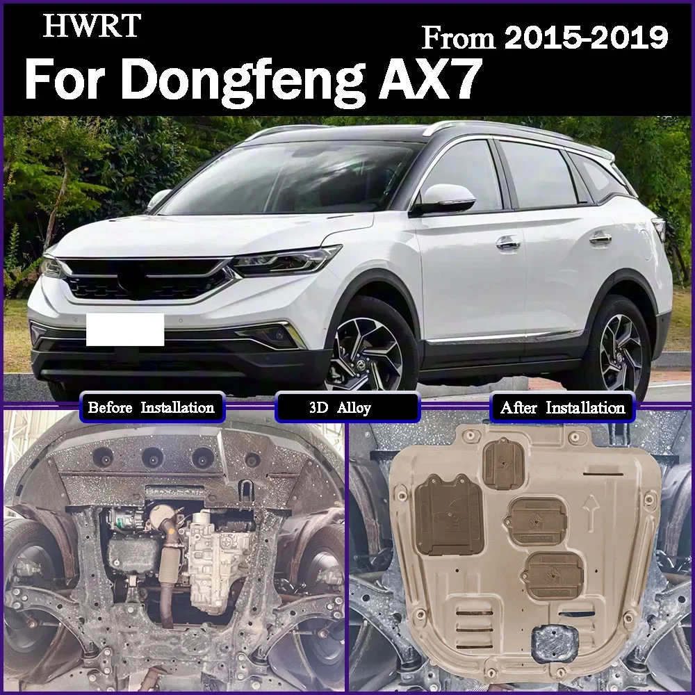 

Front Under Engine Cover For Dongfeng AX7 2015-2019 2.0L 2.3L Guard Plate Skid Plate Car Engine Protection Panel Mudguard