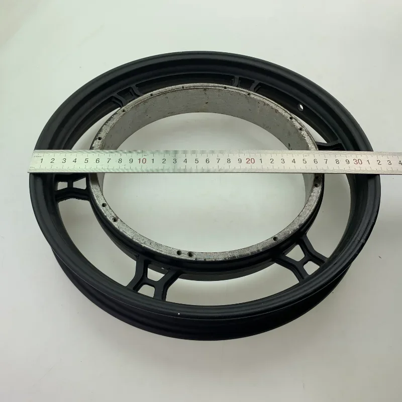 16x2.5 9 ثقوب 16x2.125 سيارة كهربائية الخلفية الألومنيوم الدائري فرش السيارات الحلقة الخارجية 14/ 16 / 18 بوصة محور عجلات خلفي مع المغناطيس