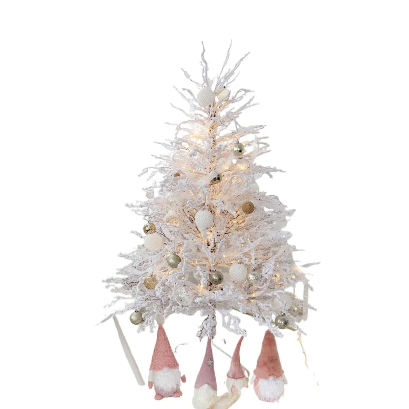 

Internet celebrity Christmas tree, Christmas decoration photo props, snow tree snow shop window decoration