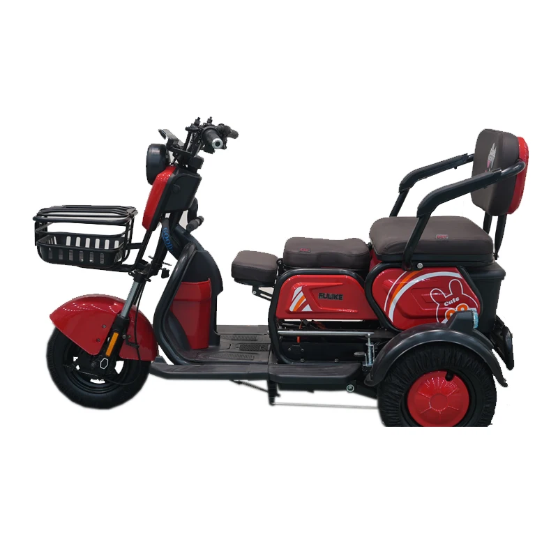 مخصص 3-عجلة الكهربائية التنقل دراجة ثلاثية العجلات سكوتر مفتوح الجسم 48 فولت الجهد رائجة البيع الترفيه سكوتر