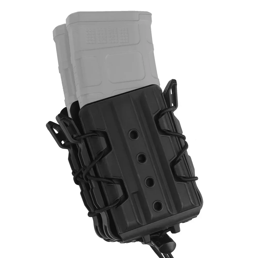 All Terrain Double Rifle Magazine Pouch M4 AR 5.56 AK 7.62 Mag Holster Carrier Cartridge Houder voor Molle Vest Riem