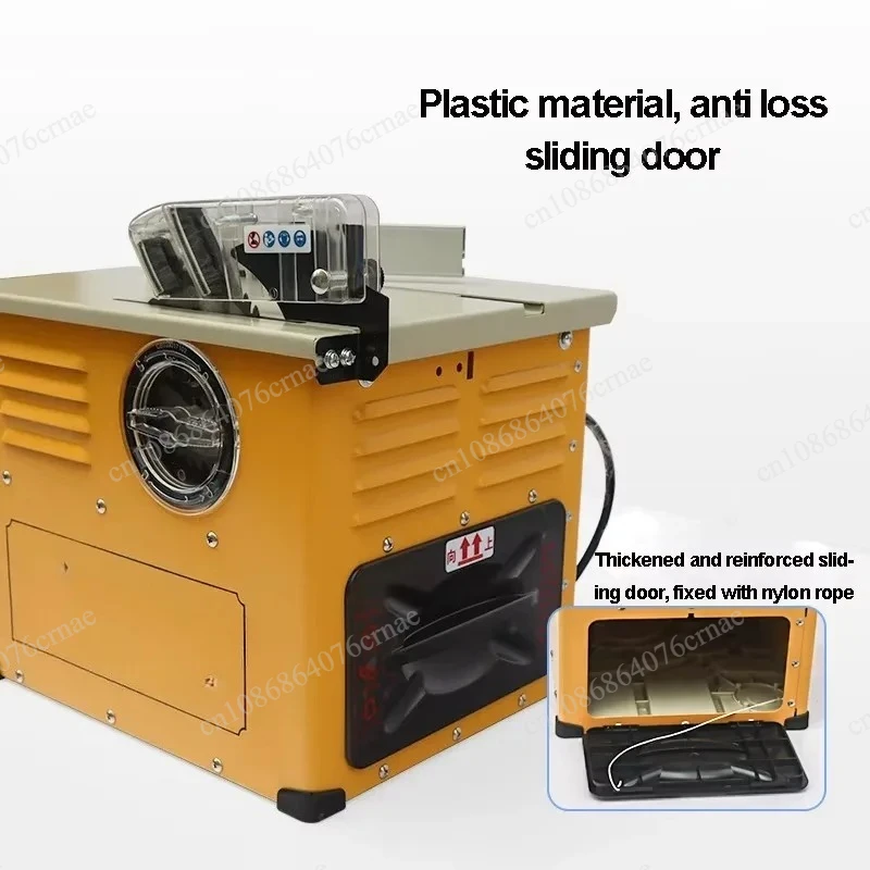 With Dust Proof Safety Cover and Added Brushes Inside Fully Upgraded CBXXF-11 Smooth and Flat Cutting Table Saw Machine