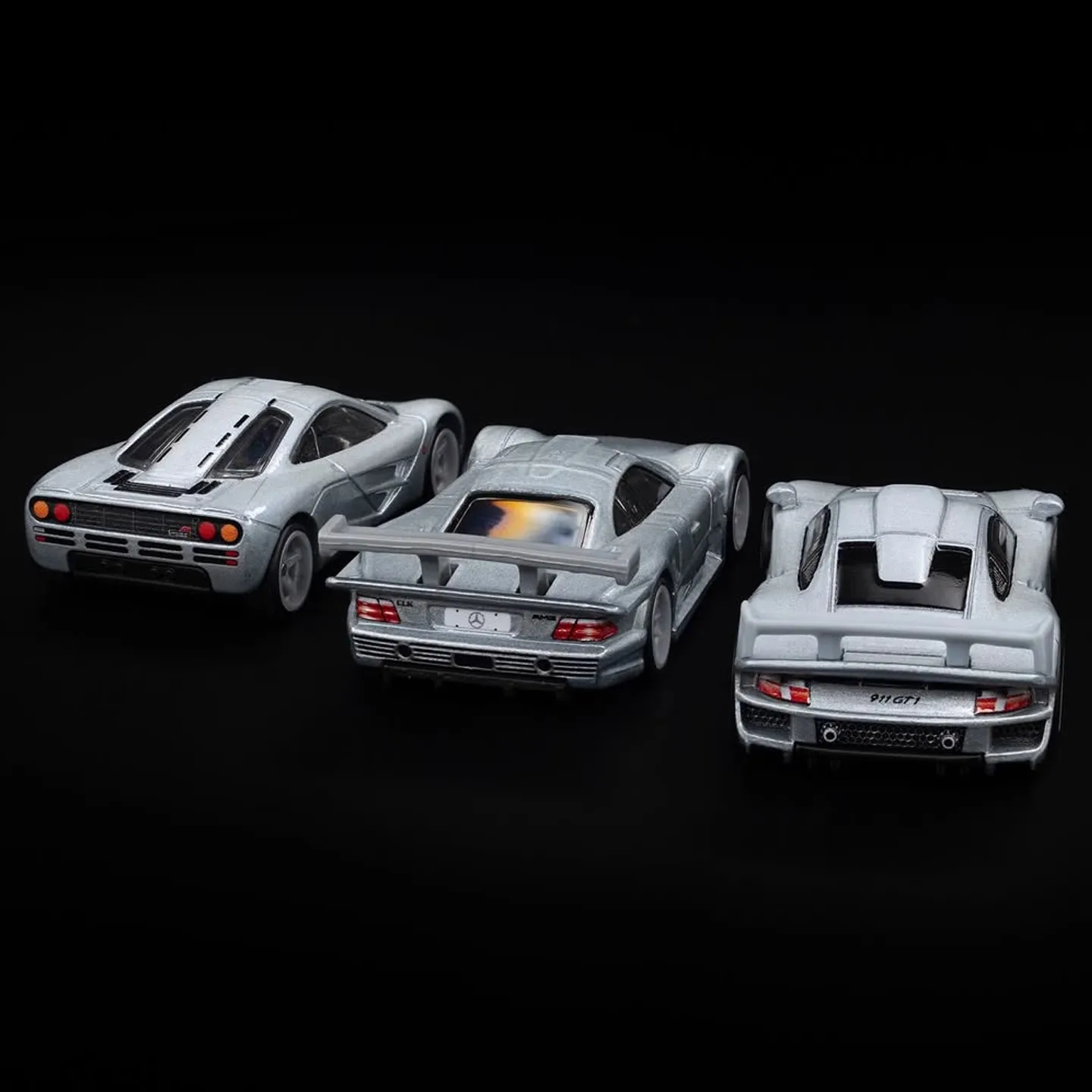 New 1/64 Hot Wheels Fleet Street Series 1997 Porsche 911 GT1 Mclaren F1 Benz CLK-GTR Model Collectible Toys Custom Birthday Gift view 5