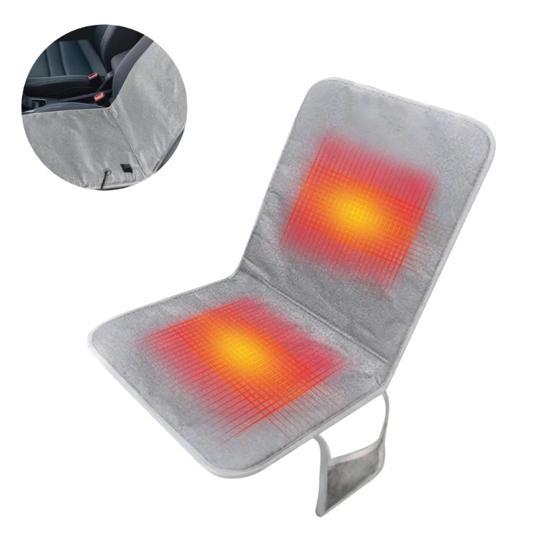 

Dense USB Heated Backrest Pillow For Inside Use Cold Weather Comfort