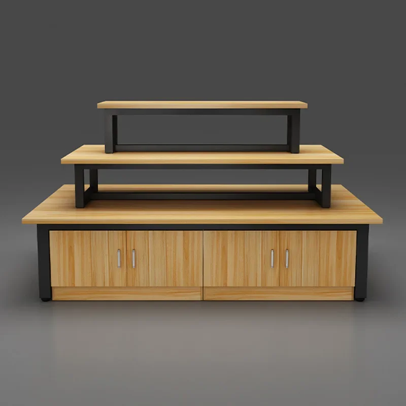 a*-Supermarket Nakajima Display Cabinet Cosmetics Promotion Desk Shoe Display Stand Stationery Shelf Display Stand Maternal.