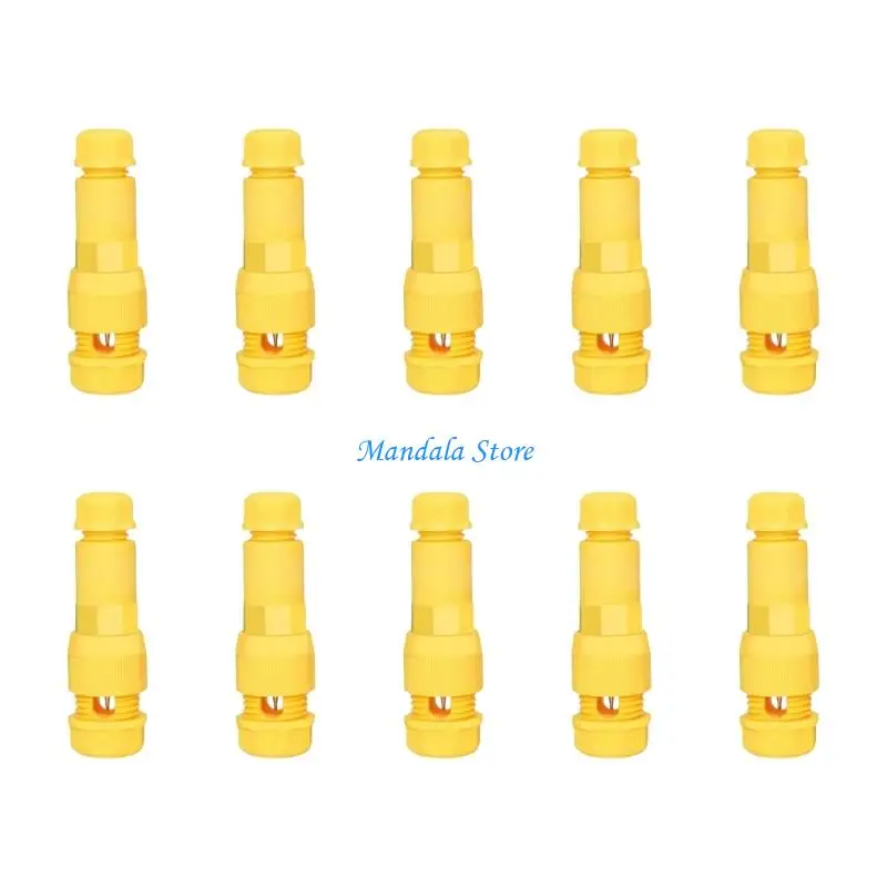 U2JC 10Pcs Quick Piercing Connector Low Voltages Wire Connector Lighting Connectors