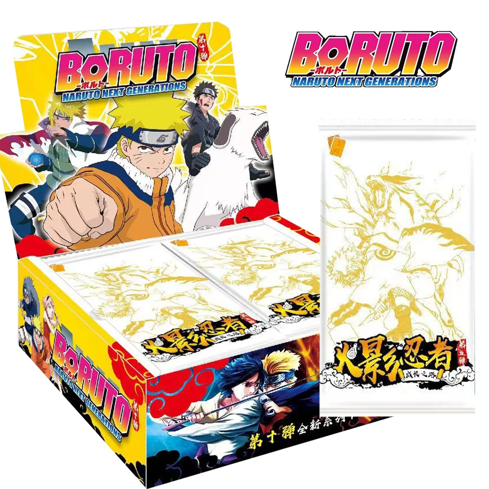 Naruto Card Series Peripheral Collection for Children Battle Passion Anime Character The X-Files Relief Flash Card Popular Gifts