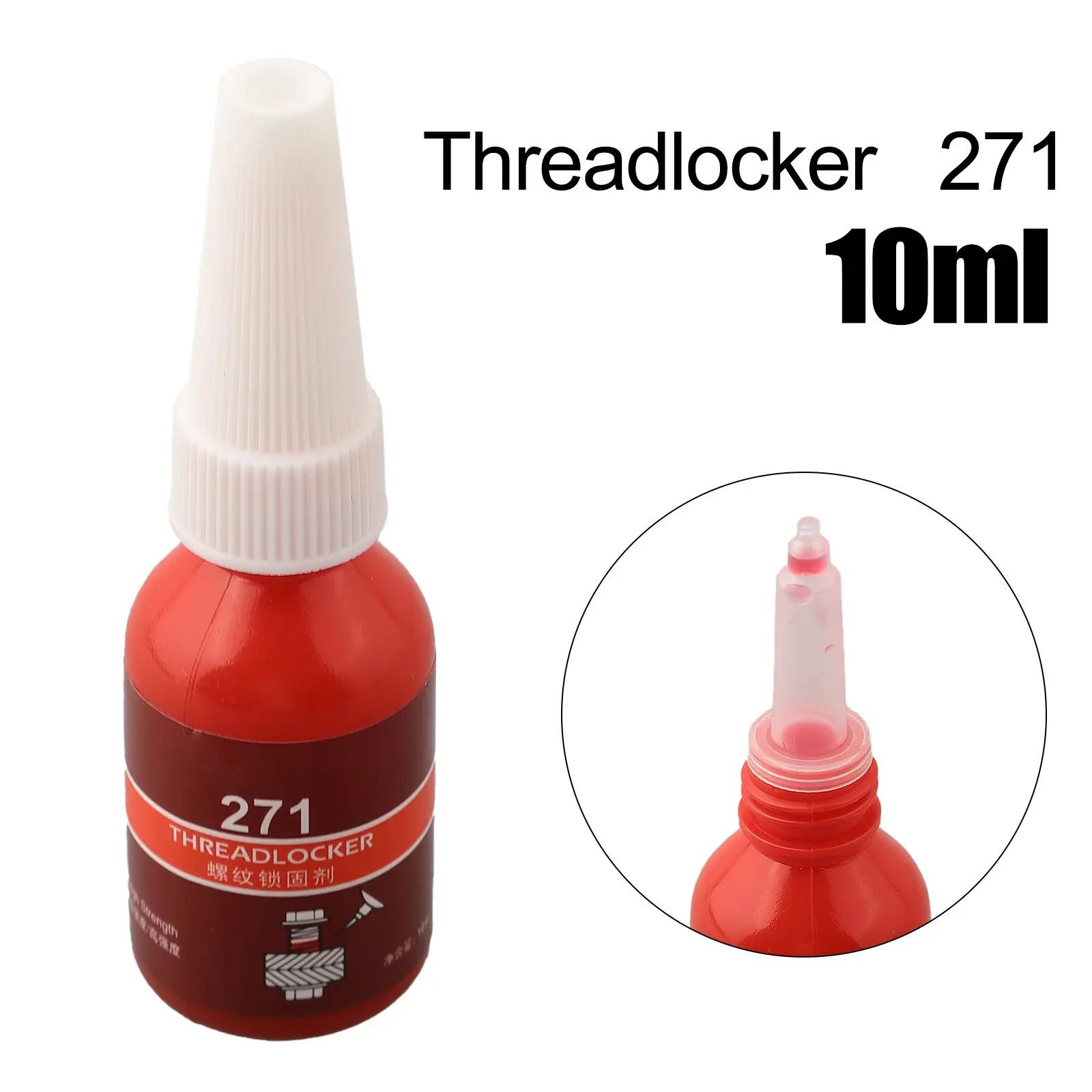 10 Ml High Strength Threadlocker 271 Metal Sealing Anaerobic Glue Adhesive For Permanent Locking Sealing Of Threads Below M36