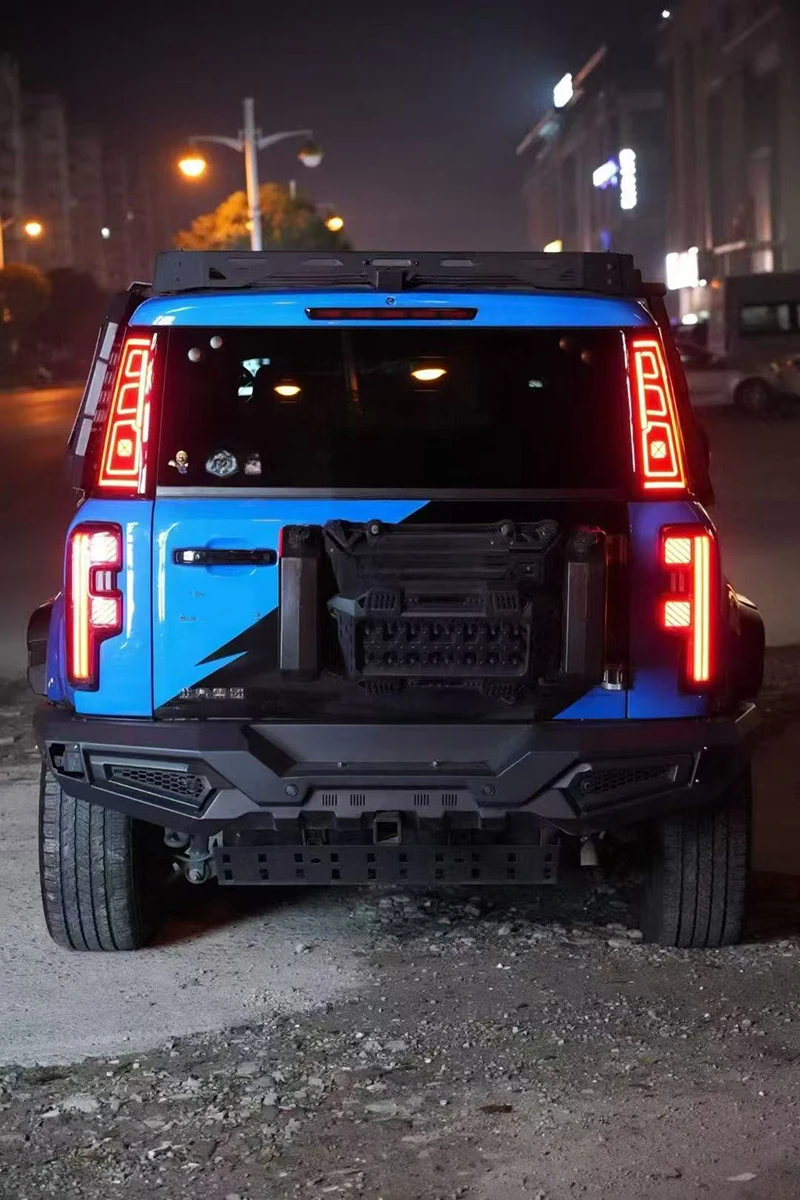 Car Rear D-pillar Light Fit for BAIC BJ40 OFF-road Car LED Three-dimensional Turn Warning Light Accessories