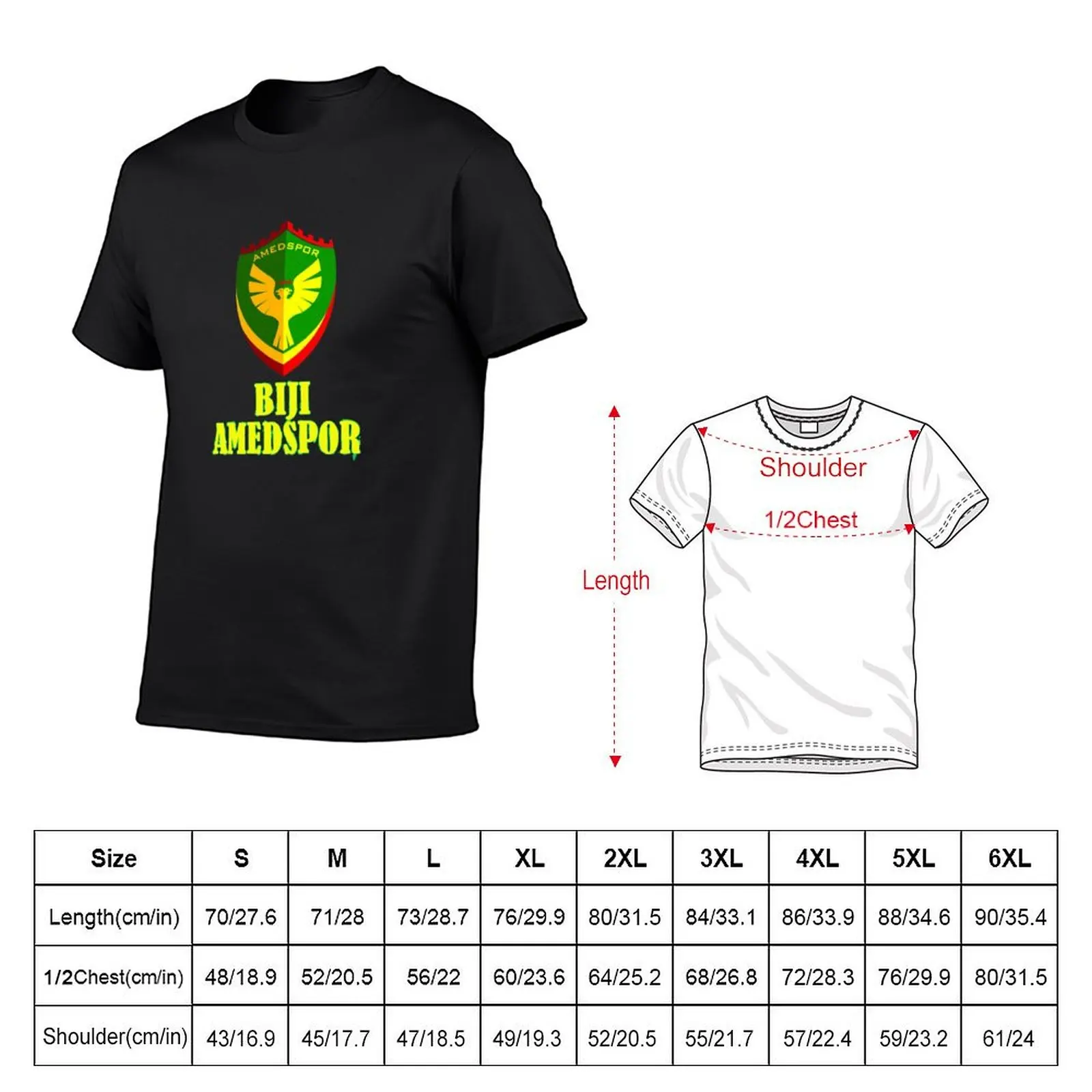 T-shirt graphique Bji Amedspor pour hommes, conception personnalisée de vos propres vêtements, sweat-shirts hiphélicoptère