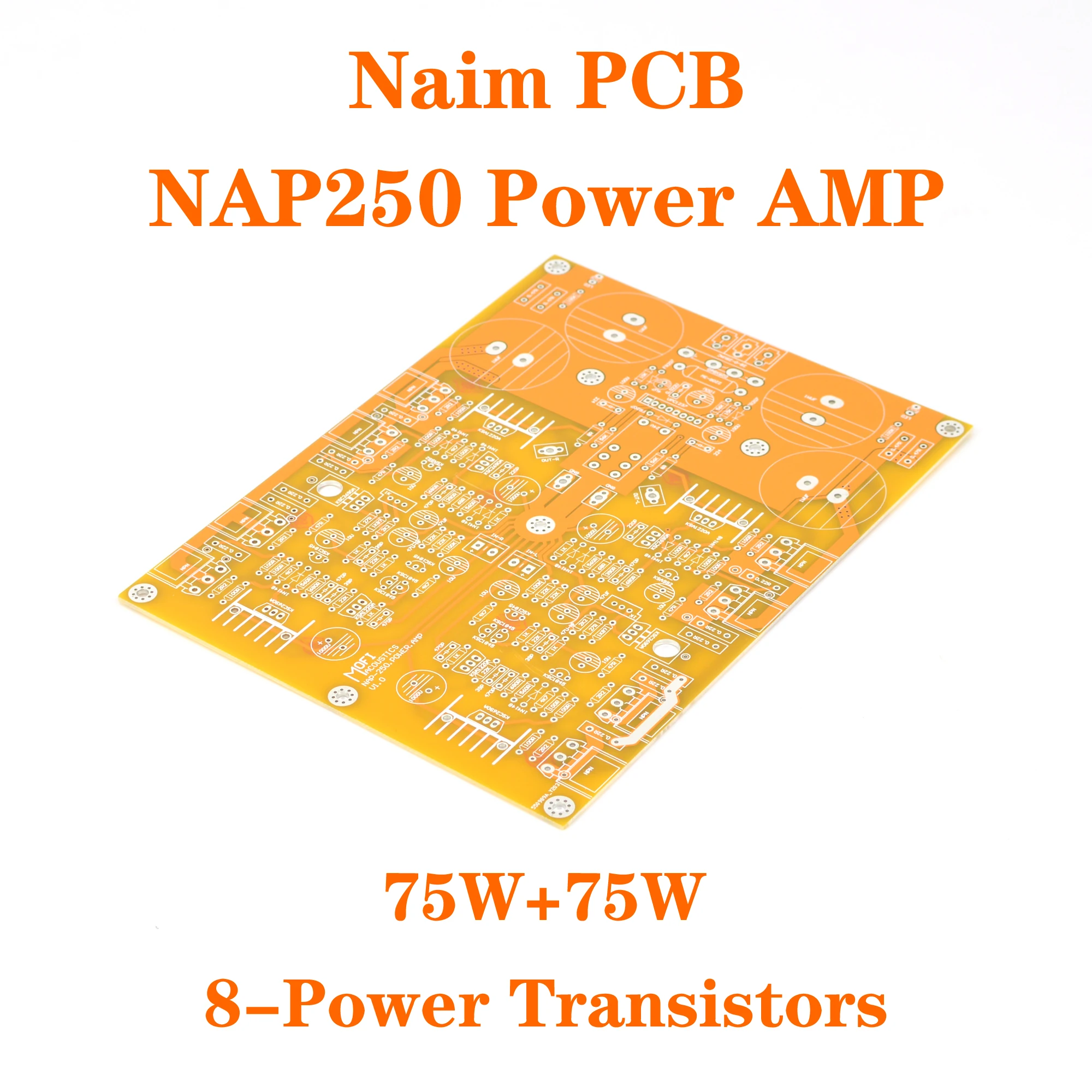 أوند Naim NAP250 – تجربة تطوير مكبر صوت متكامل مع لوح PCB مخصص من DIYER