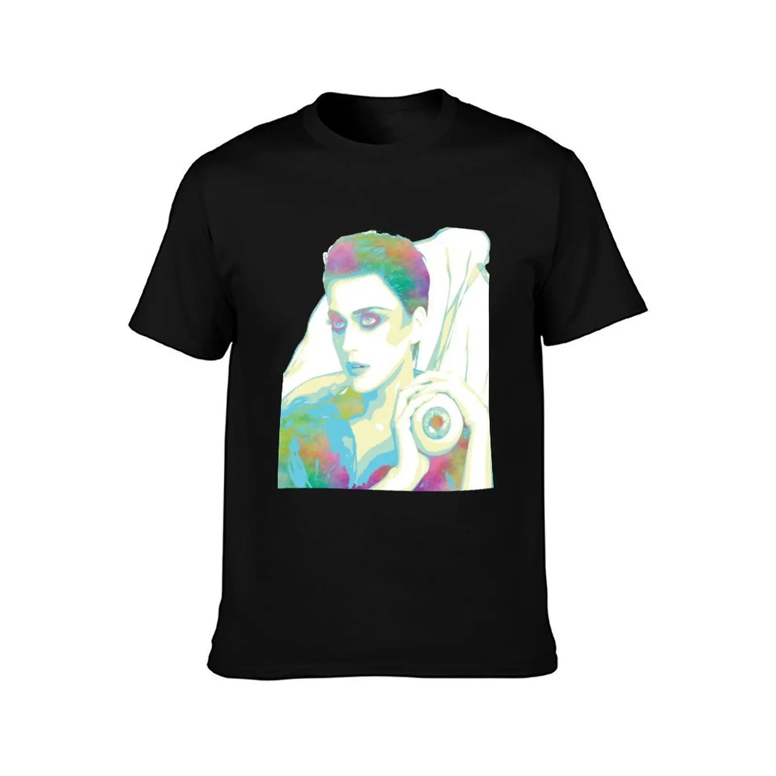 Katy Perry — Colorful Witness Type A T-Shirt, Summer Casual Cotton Tee, Oversized Streetwear Tops, Vintage Graphic Print