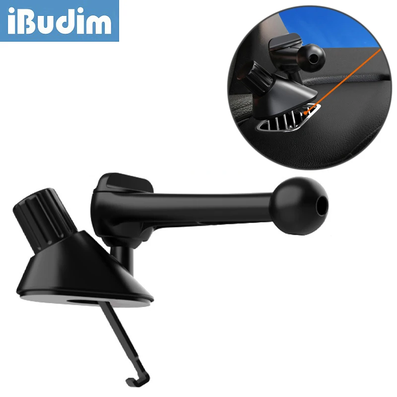 

iBudim 17mm Ball Head Base for Car Phone Holder Car Air Vent Mobile Phone Stand GPS Support Car Air Outlet Clip Accessories