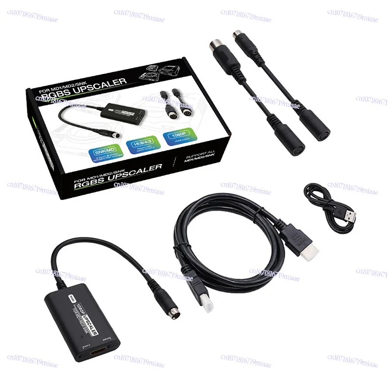 

MD1/MD2/SNK 16:9 4:3 HDMI Видеоконвертер высокого разрешения Видеоадаптер 1080P