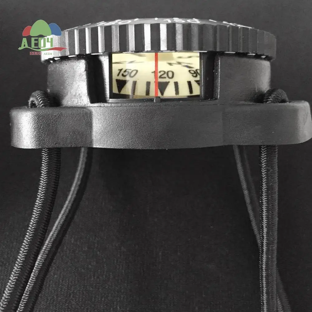

AED4-Bungee Compass Scuba Diving Compass Underwater 100M Diving Professional Waterproof Compass With Bungee Cord