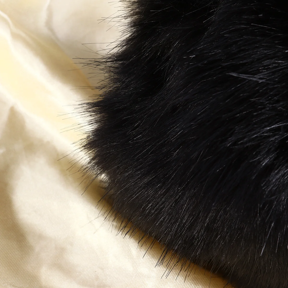 

1Pair Black Faux Elastic Wrist Cuffs Arm Warmers Stretchy Sleeve Protectors Coat Extensions Party Costume Accessories