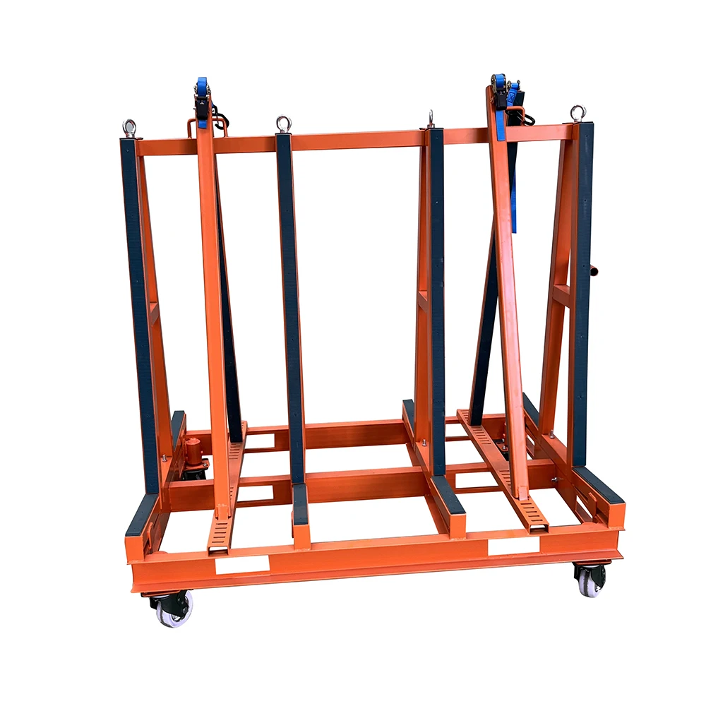

Slab Transport Cart L Shape Glass Slab Rack For Storage And Transport