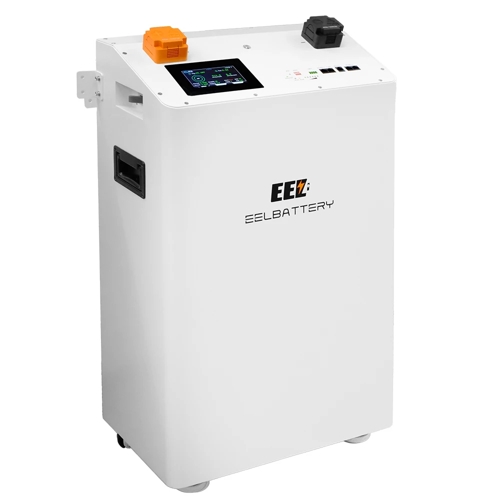 EEL 48V 16S Standing JK Li V3 Box Built-in JiKong V19 New BMS 2A Active Balance Circuit Breaker+Fuse with wheels Boxes