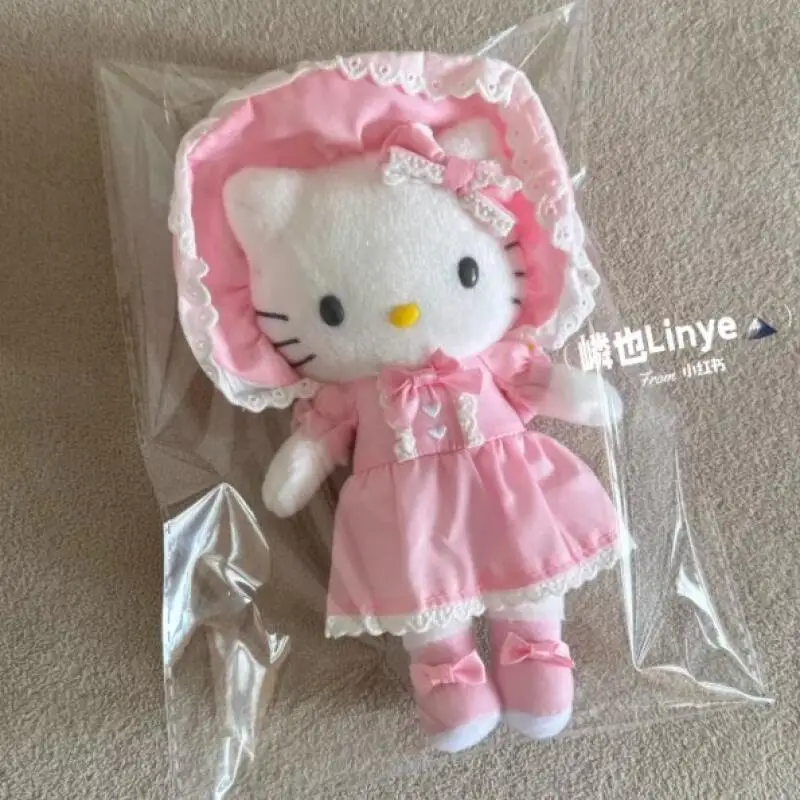 

Kawaii Hellokitty Lolita Princess Plush Pendant Cute Bag Ornament Soft Stuffed Doll Sweet Fashion Accessory for Daily Decor