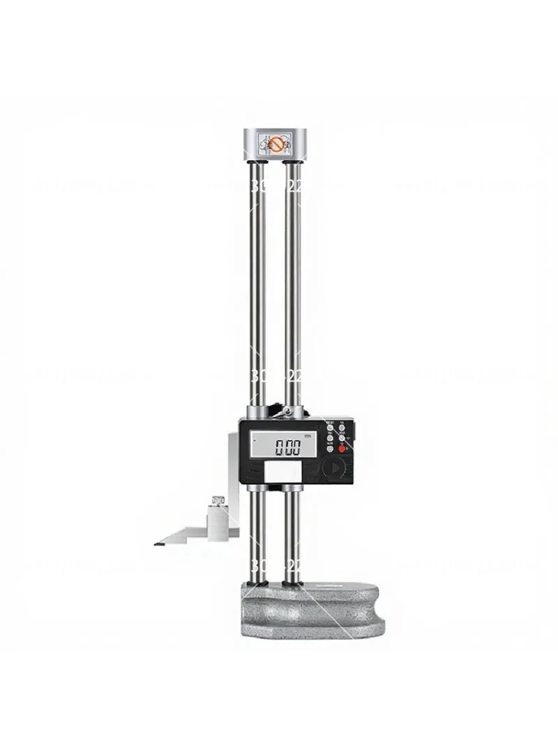 0-500mm/0-600mm High Precision Double Column Digital Height Gauge 0.01mm Resolution Measuring Ruler for Workshop Inspection