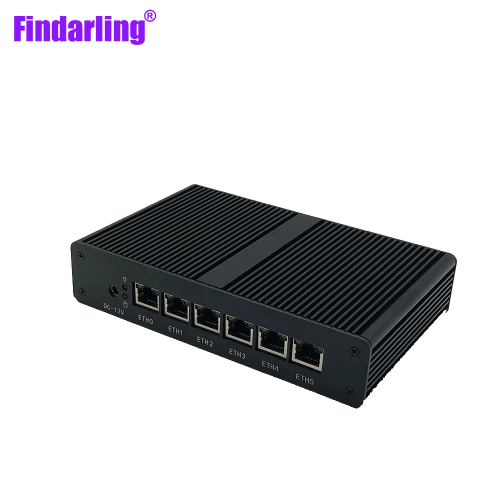 6th Thế Hệ Pentium 4405U Pfsense Mini Router Máy Chủ 6*1000M Lan Intel I211 Windows10 Linux HD VGA Dual màn Hình Máy Tính Để Bàn