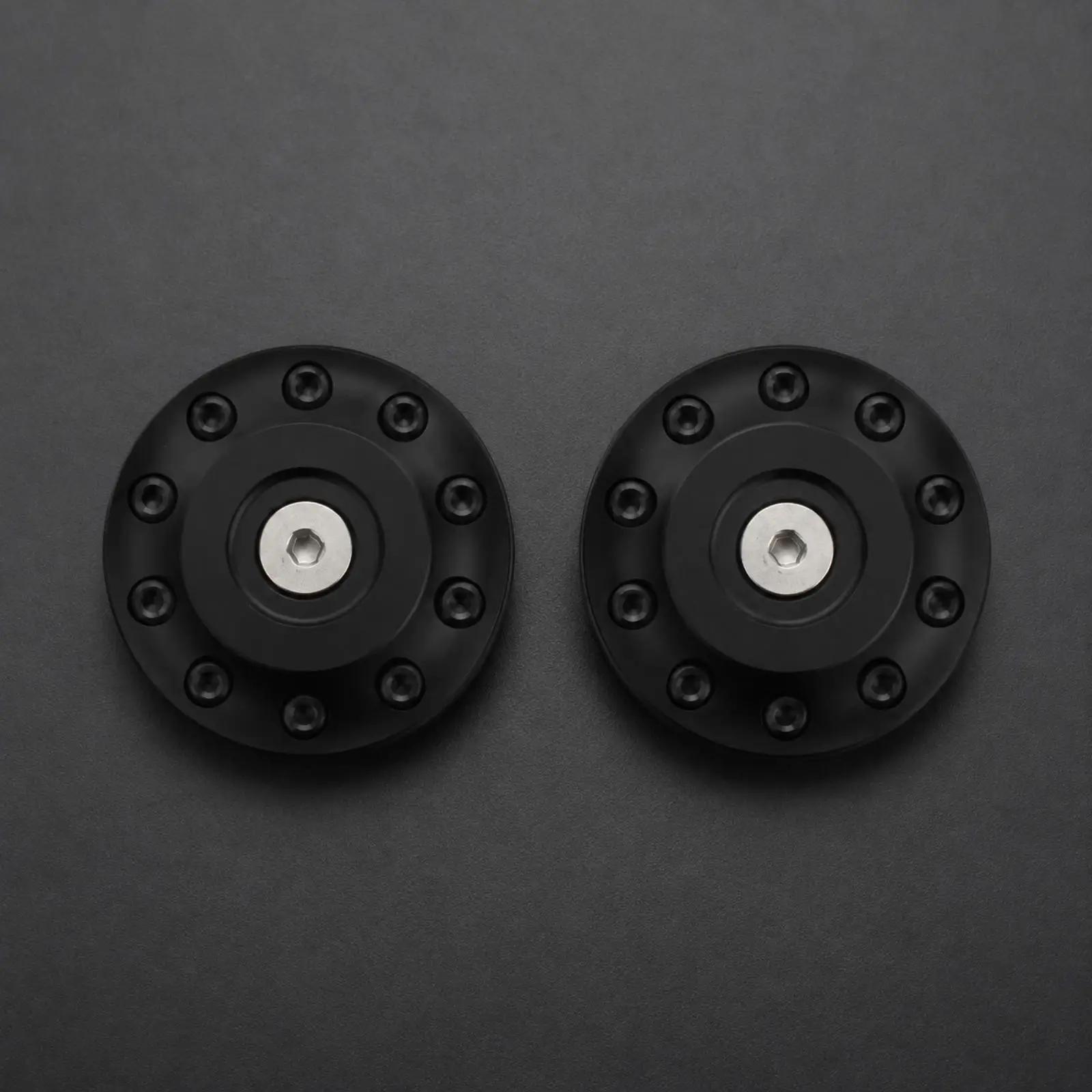 Aluminum Alloy Motorcycle Frame Cover Round Layered Decorative Part for Classic Cruiser and Urban Twin Bikes