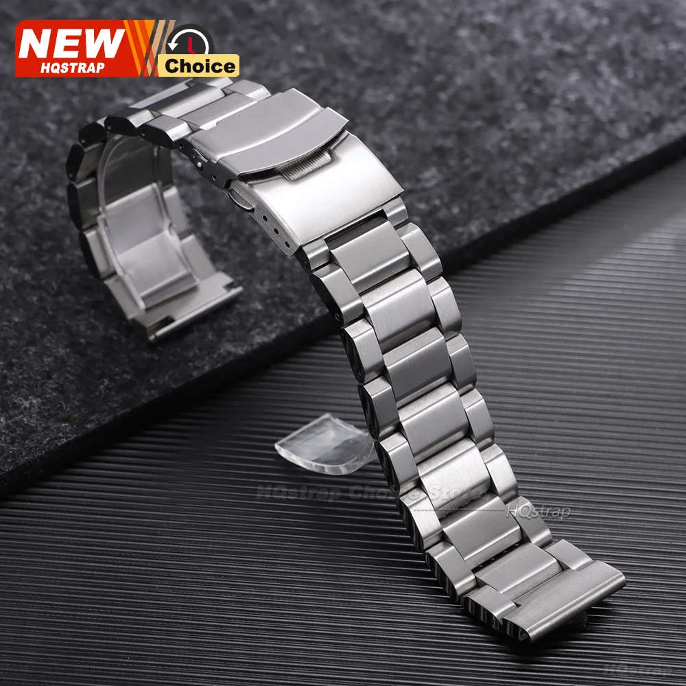 18/19/20/21/23/24/25mm 22mm Luxus Edelstahl Uhrenarmband Herren Business Strap Universal Straps für Seiko Armband für Rolex