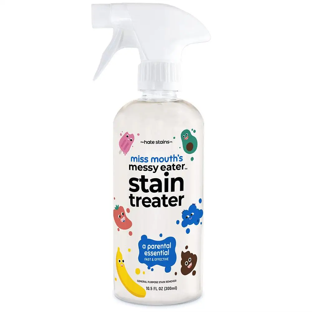 300ml/bottle Clothes Decontamination Spray Miss Mouth's Messy Eater Stain Treater Spray Stain Remover For