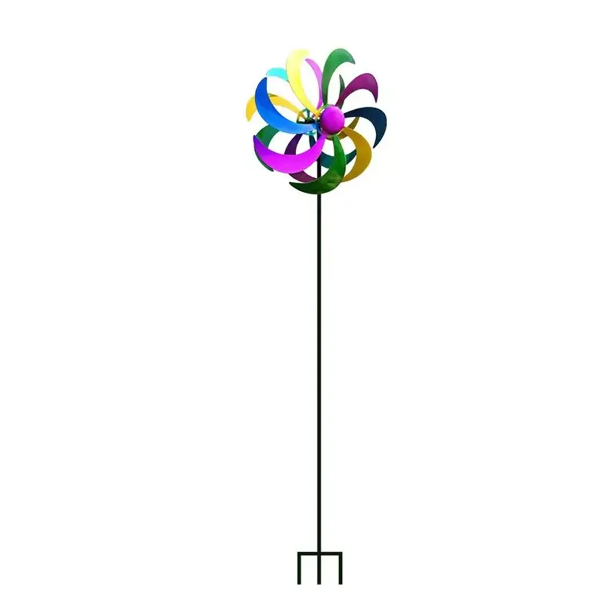 Wind Spinners for Yard and Garden Metal Sculpture Kinetic Colorful Wind Spinners Easy to Assemble Metal Wind Spinners