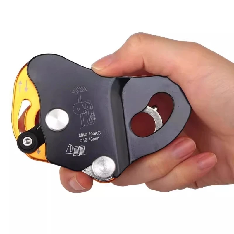 Movable self-locking rope grab, fall stop, aerial work, anti-fall protector, drop protection