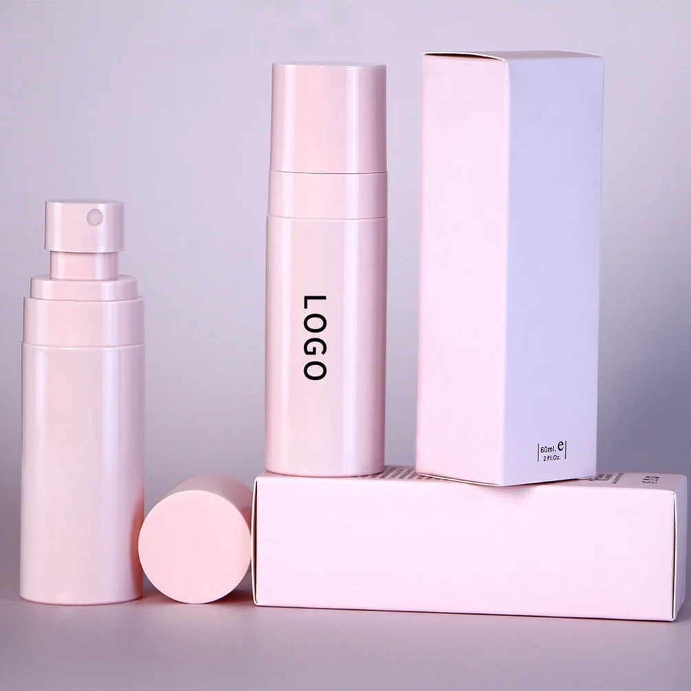 Pink Tube Waterproof Base Long-lasting Private Label Makeup Setting Spray Custom Bulk Make Up Face Beauty