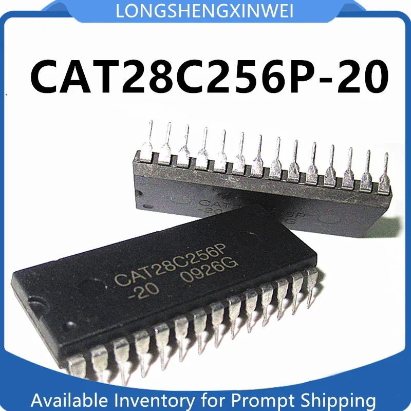 1 قطعة الأصلي CAT28C256P-20 CAT28C256 DIP-28 شريحة الذاكرة