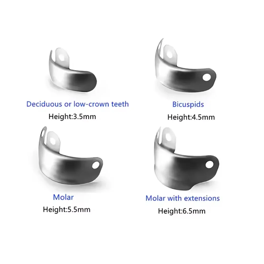 Dental Sectional Matrix Kit Metal Bands Clamps for Resin Fillings Separating Rings Autoclavable Reusable view 4
