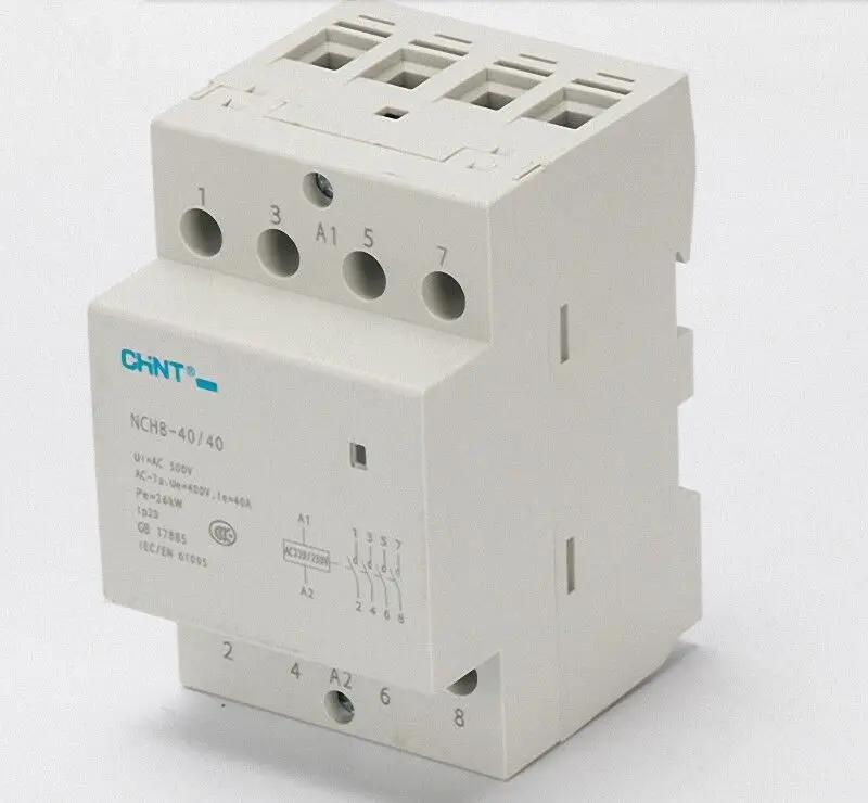 CHINT NCH8-40/40 Modular AC Contactor AC230V 40Amp 4NO [C1]