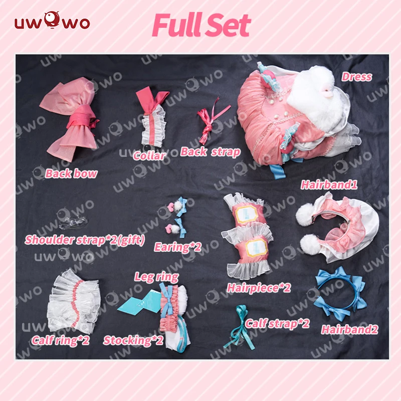 DERNIÈRE BATCH UWOWO Mikku V Singerr Fanart Robe Douce Cosplay Costume Robe Halloween Costume