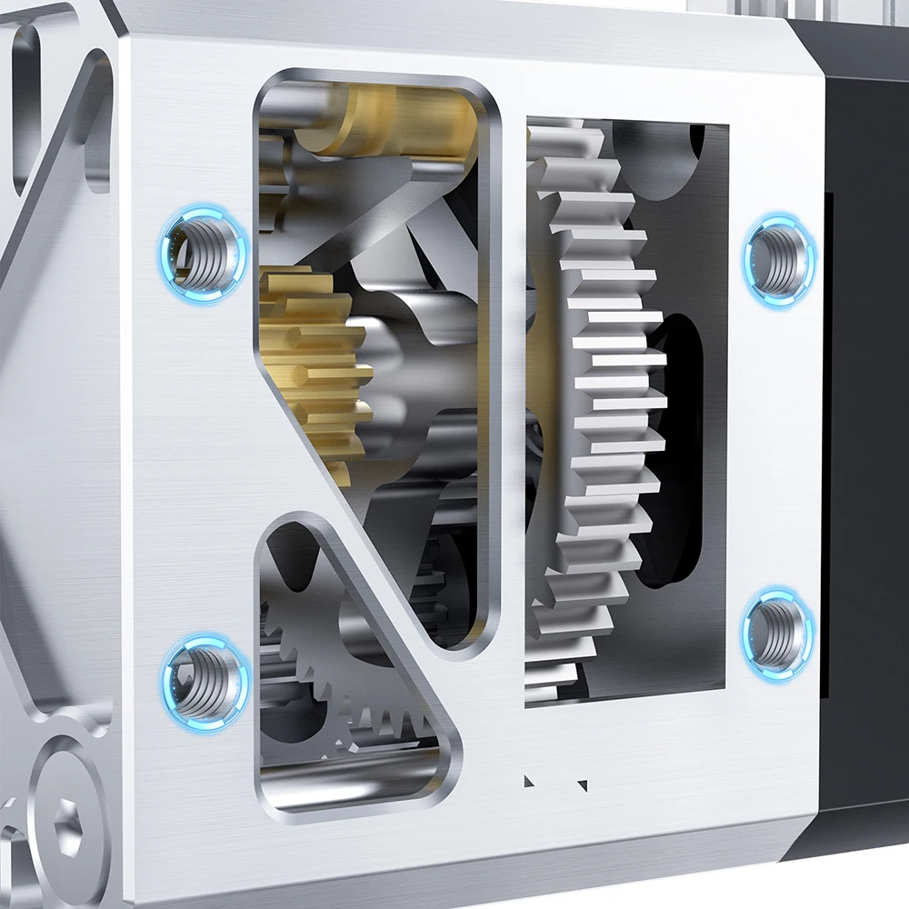 Imagem -06 - Cnc Precision Extrusora Dual Gear Extrusão Melhor Dissipação de Calor para Orbiter V2.0 Voron Stealthburner Impressora 3d Biqu-h2 V2x