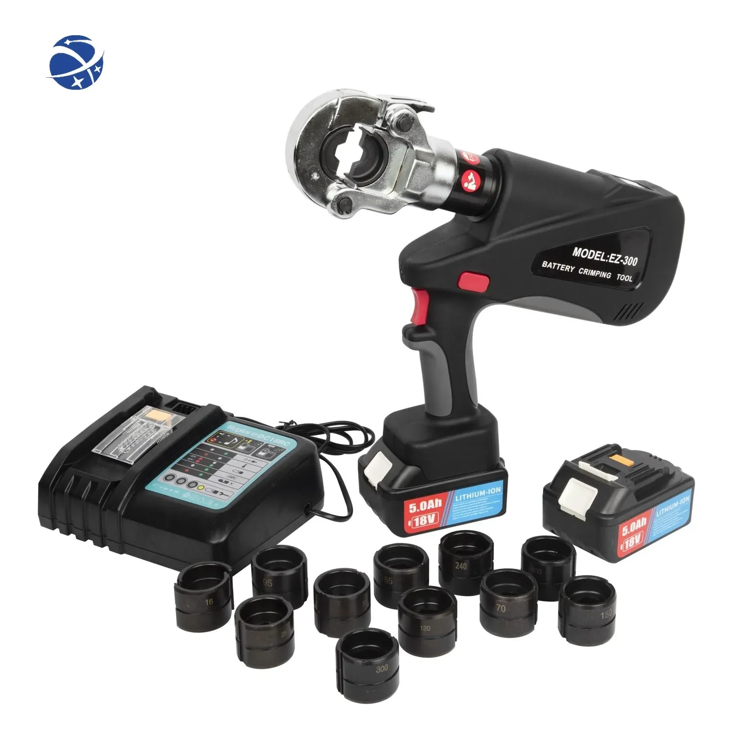 

Ez-300 Quality bATTERY Hydraulic Clamp for Copper Terminals Electric Power Cable Crimping Manual Electric Crimper Pliers