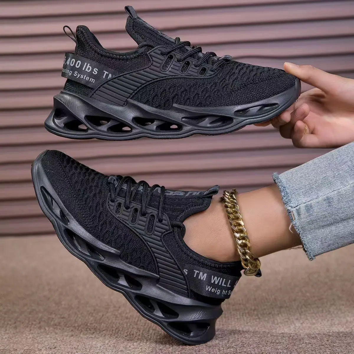 Unisex Casual Sneakers with Fabric Uppers, Dopamine Series Lace-Up Sneakers, Running Shoes, Popular Spring/Summer Solid Color Sports Lace-Up Shoes