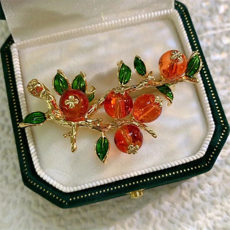 Exquisite Ruyi Chinese Style Brooch Female Fashion Versatile Cheongsam Corsage Delicate Pin Clothing Accessories