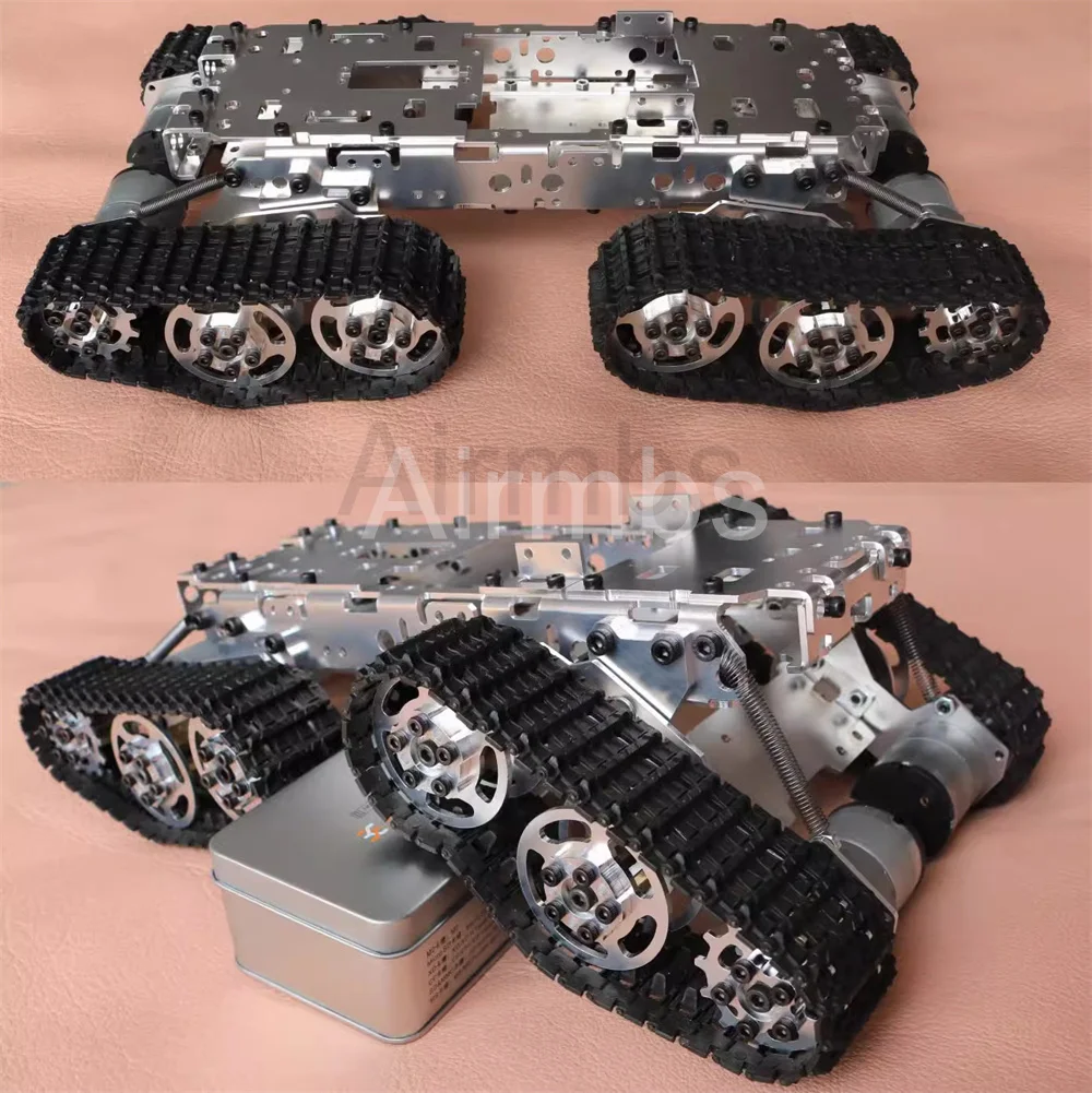 Ammortizzatore 4WD Track Robot Car Tank Chassis WiFi Car con motore DC 6-12V per Arduino Stm32 Starter Kit